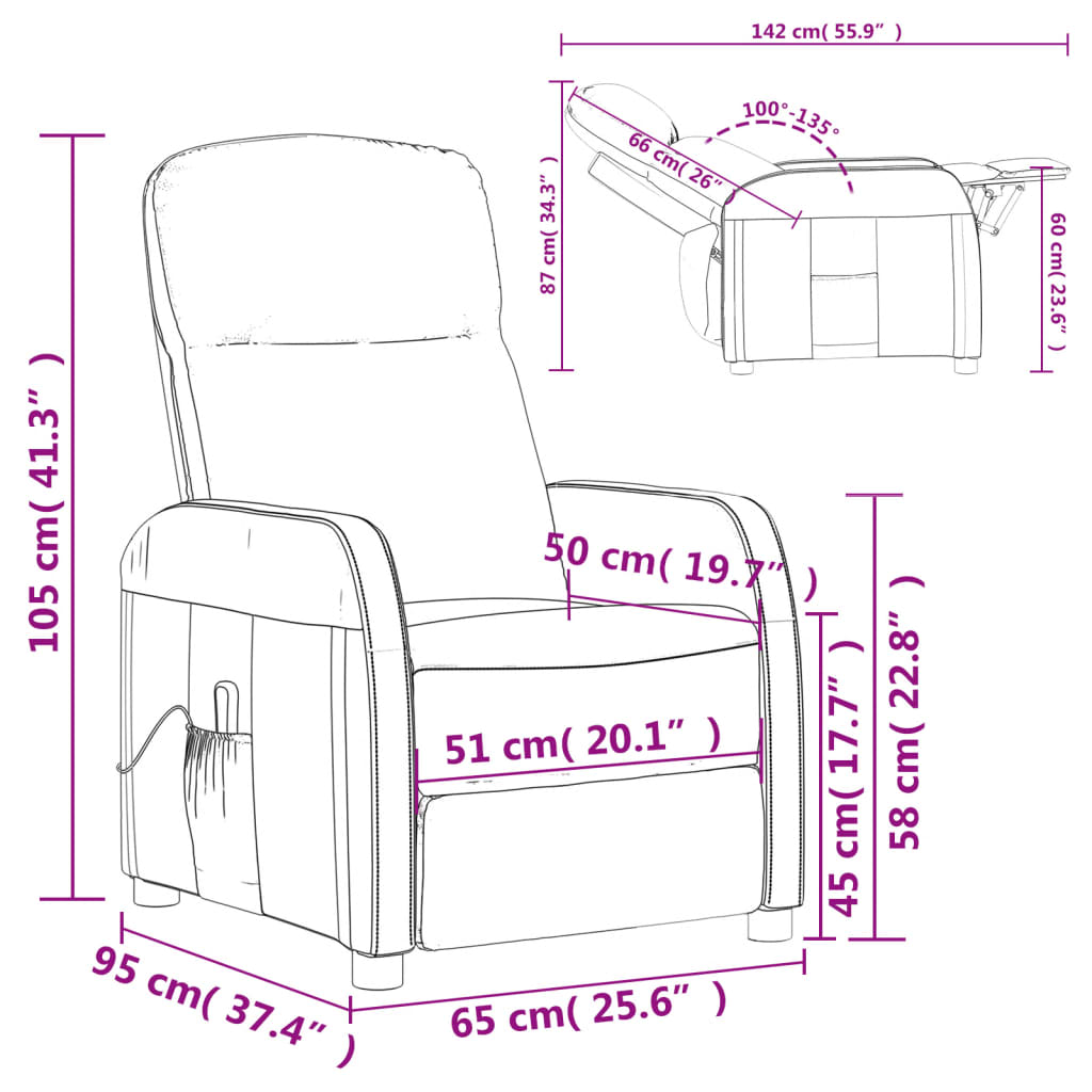 Massage Chair Faux Leather