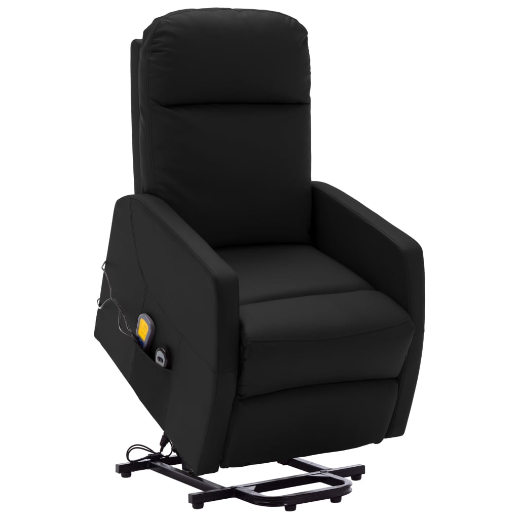 Stand Up Massage Chair Faux Leather