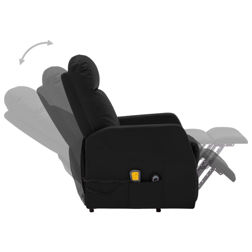 Stand Up Massage Chair Faux Leather