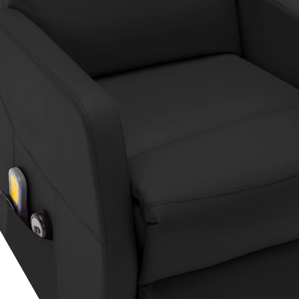 Stand Up Massage Chair Faux Leather