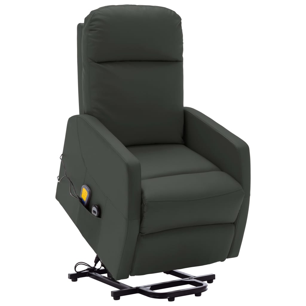 Stand Up Massage Chair Faux Leather
