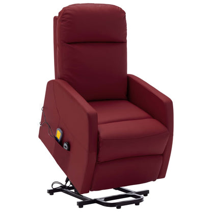 Stand Up Massage Chair Faux Leather