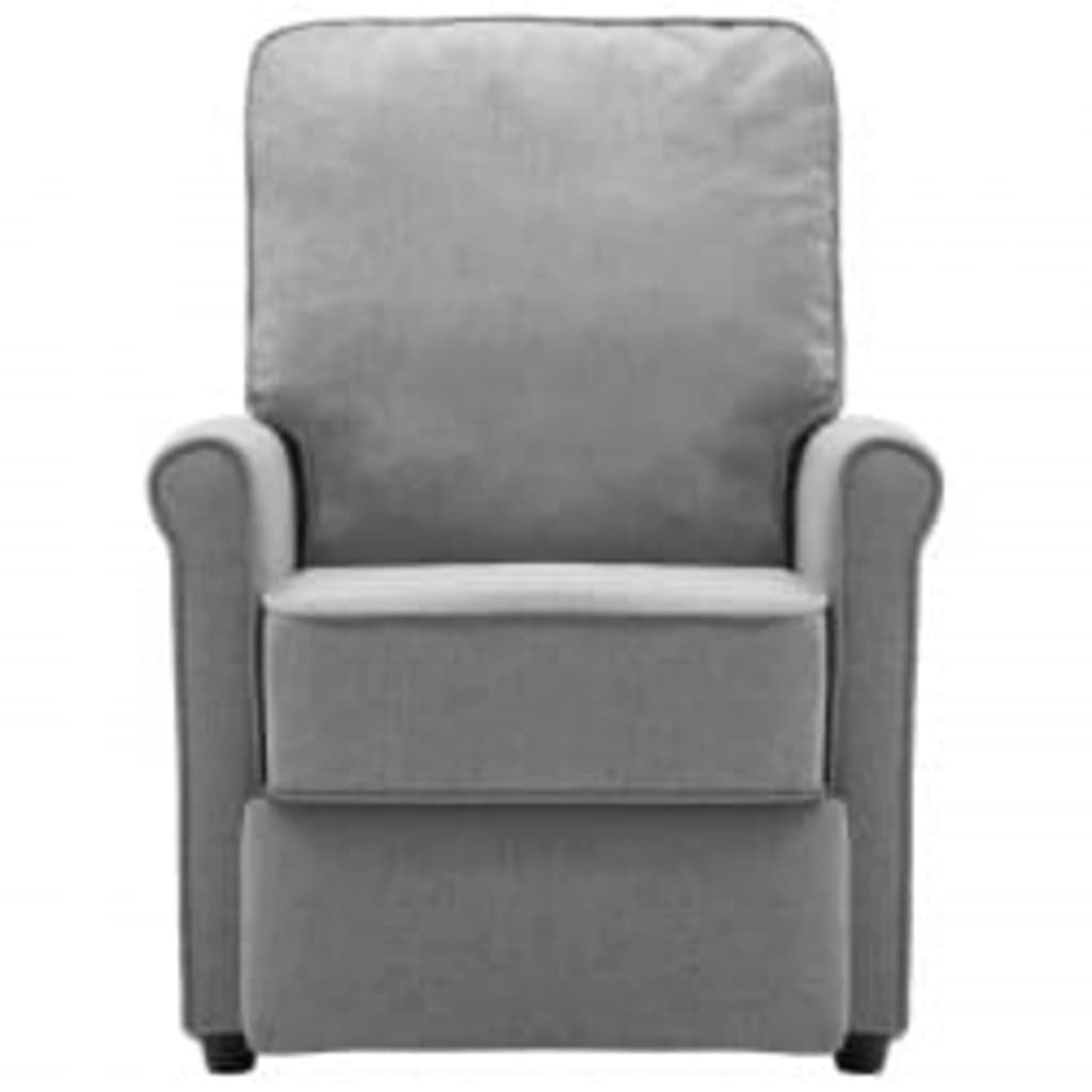 Massage Chair Light Grey Fabric