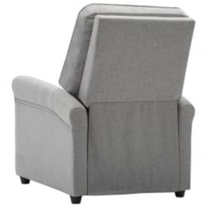 Massage Chair Light Grey Fabric