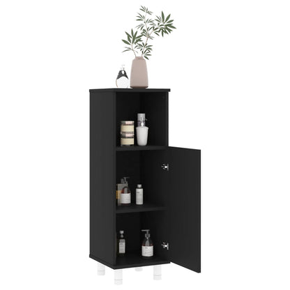 Bathroom Cabinet 30X30X95 Cm Engineered Wood