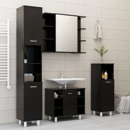 Bathroom Cabinet 30X30X95 Cm Engineered Wood