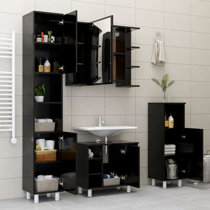 Bathroom Cabinet 30X30X95 Cm Engineered Wood