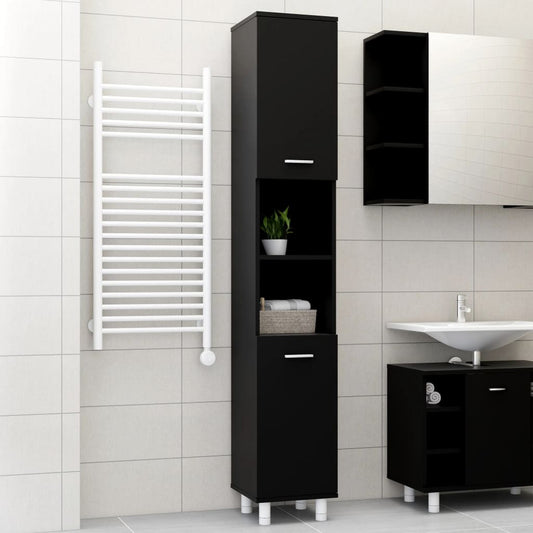 Bathroom Cabinet 30X30X179 Cm Engineered Wood