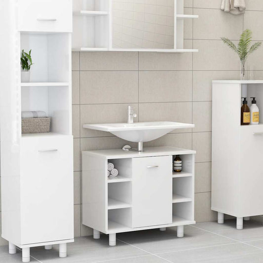 Bathroom Cabinet 60X32X53.5 Cm Engineered Wood