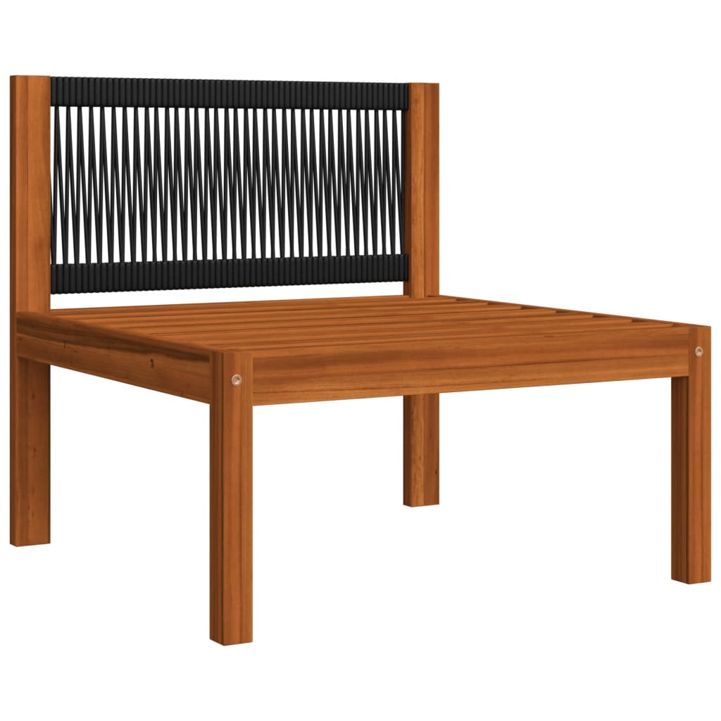 10 Piece Garden Lounge Set With Cushions Cream Solid Acacia Wood