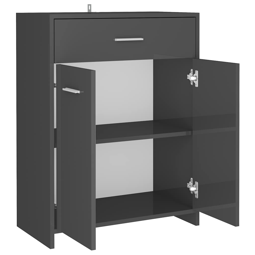 Bathroom Cabinet 60X33X80 Cm Engineered Wood