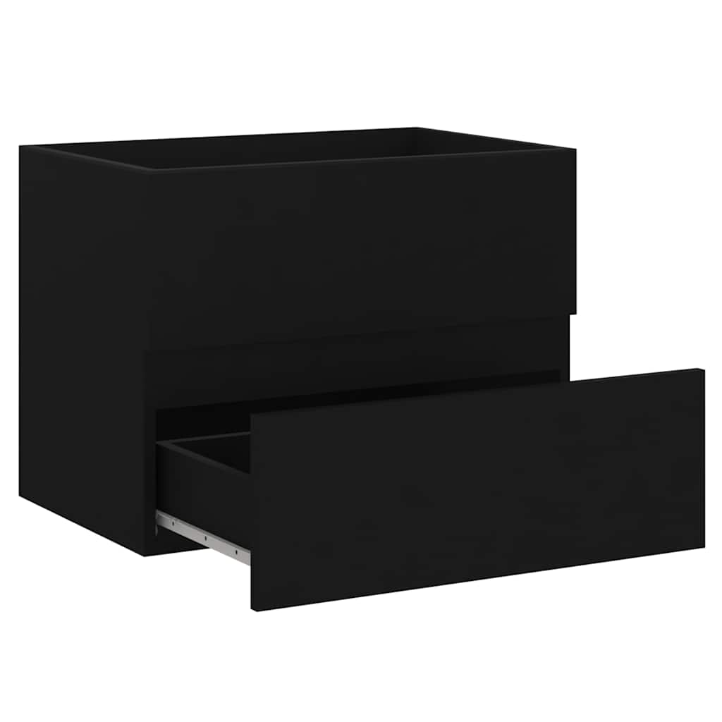 2 Piece Bathroom Furniture Set Engineered Wood