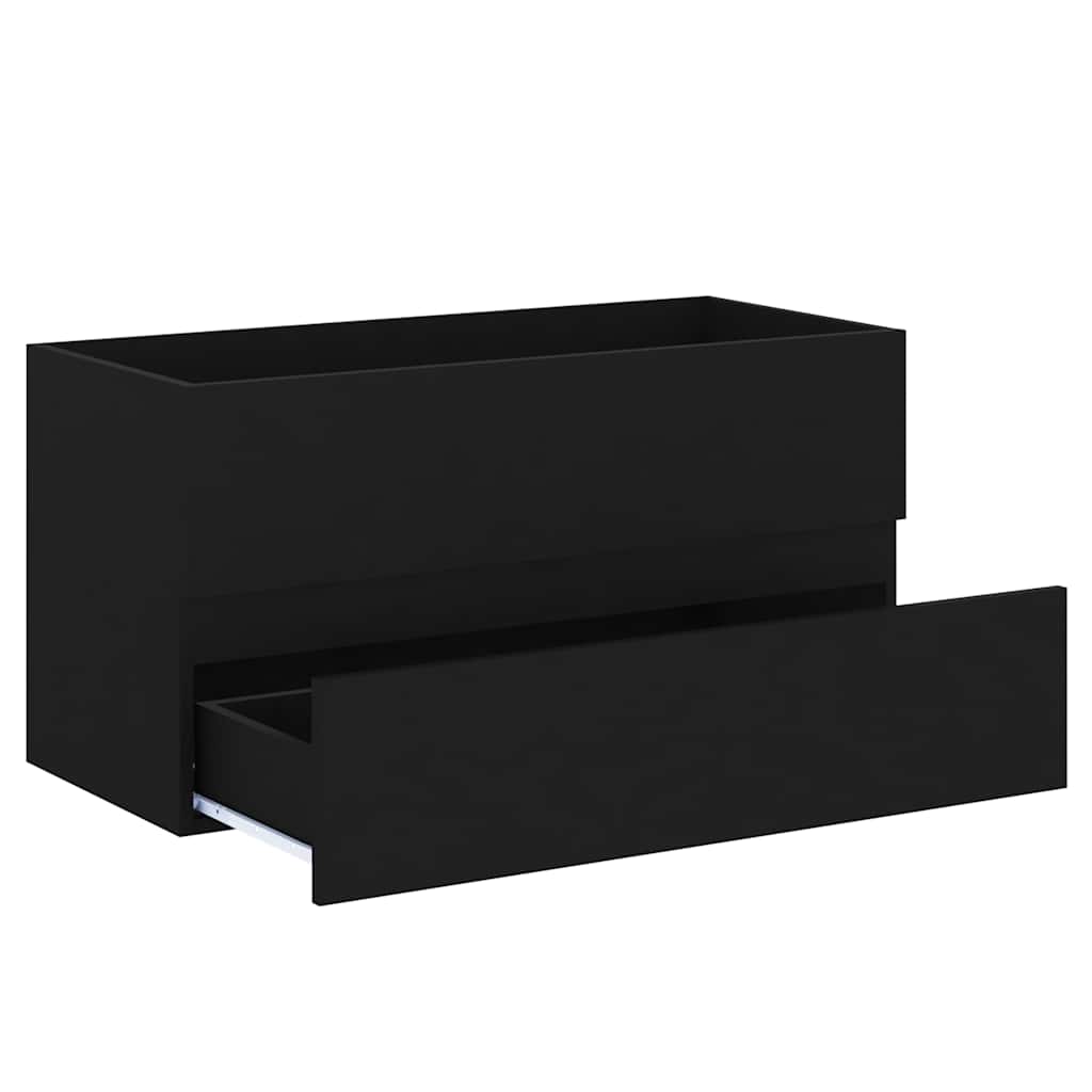 2 Piece Bathroom Furniture Set Engineered Wood