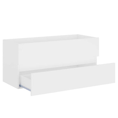 2 Piece Bathroom Furniture Set Engineered Wood