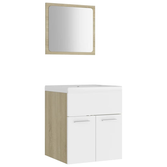 Bathroom Furniture Set Engineered Wood