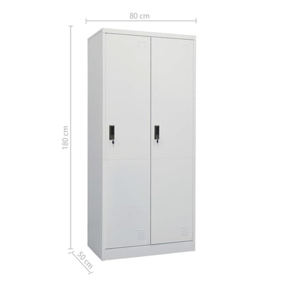 Wardrobe 80X50X180 Cm Steel