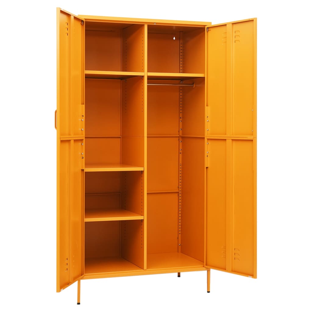 Wardrobe 90X50X180 Cm Steel