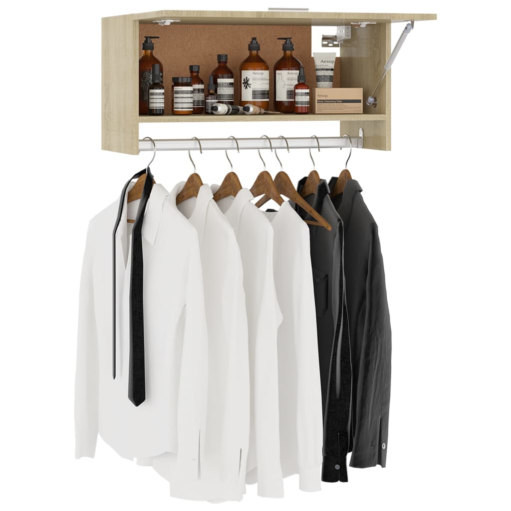 Wardrobe 70X32.5X35 Cm Engineered Wood