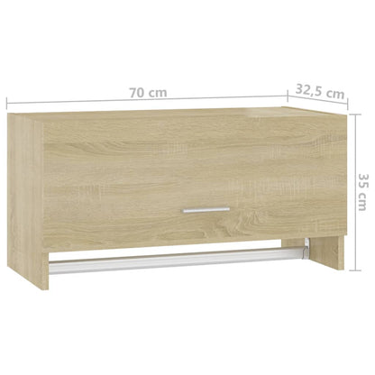 Wardrobe 70X32.5X35 Cm Engineered Wood
