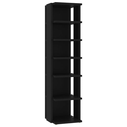 Shoe Cabinet 27.5X27X102 Cm Engineered Wood