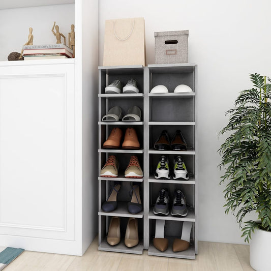 Shoe Cabinets 2 Pcs 27.5X27X102 Cm