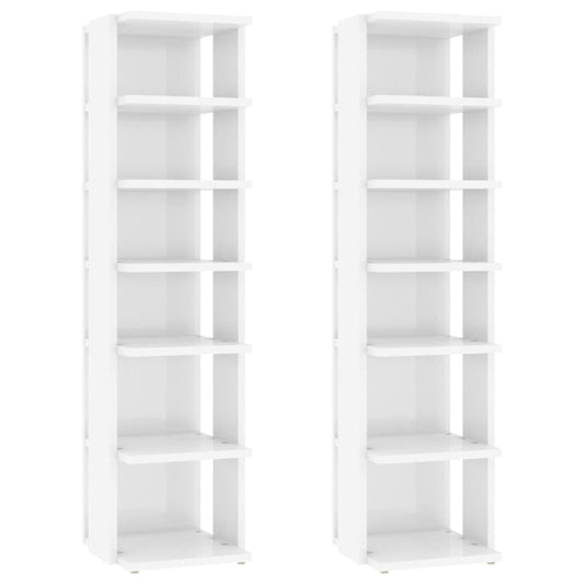 Shoe Cabinets 2 Pcs 27.5X27X102 Cm