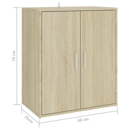 Shoe Cabinet 60X35X70 Cm Engineered Wood