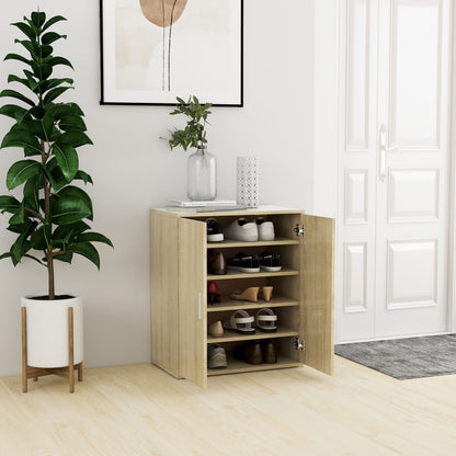 Shoe Cabinet 60X35X70 Cm Engineered Wood