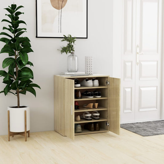 Shoe Cabinet 60X35X70 Cm Engineered Wood