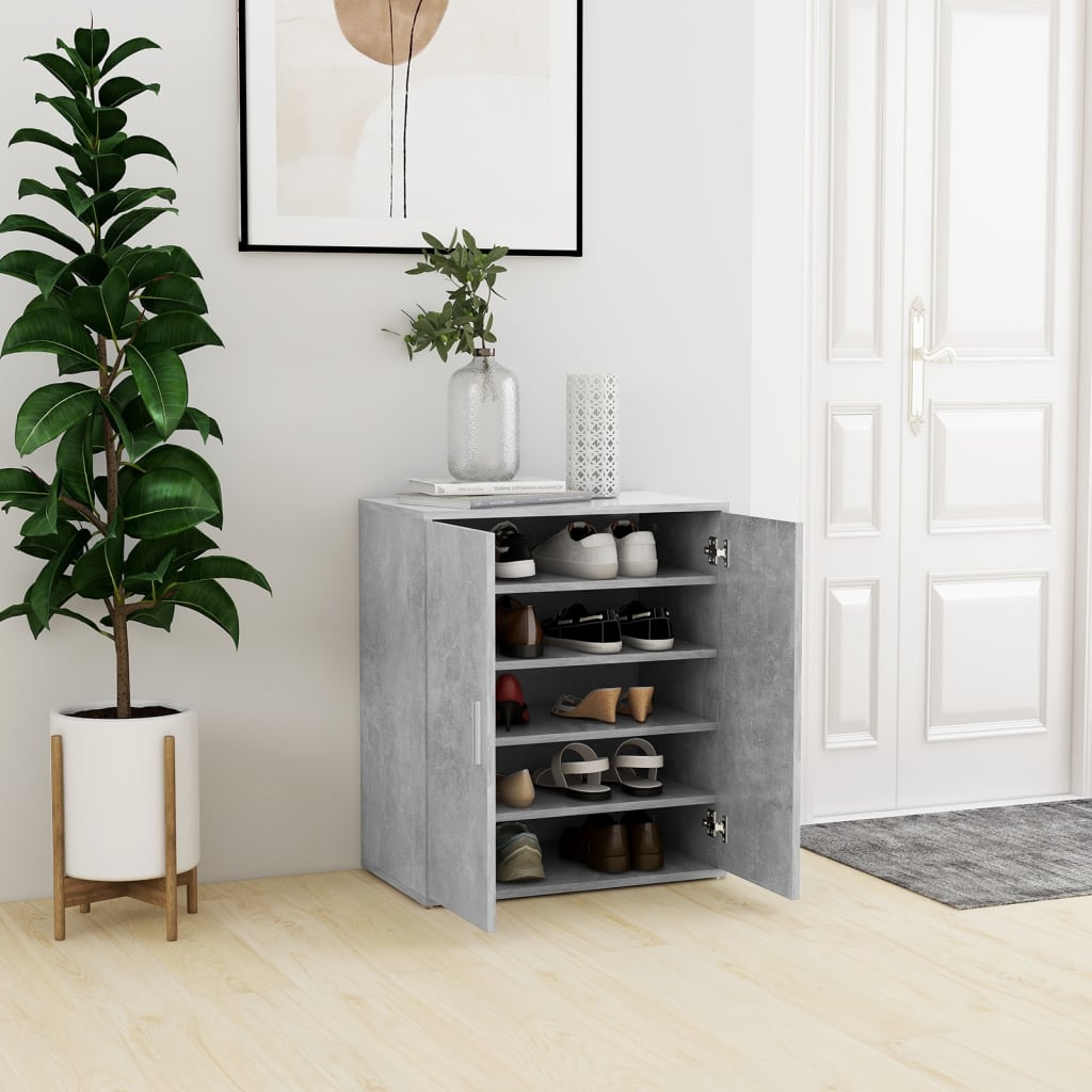 Shoe Cabinet 60X35X70 Cm Engineered Wood