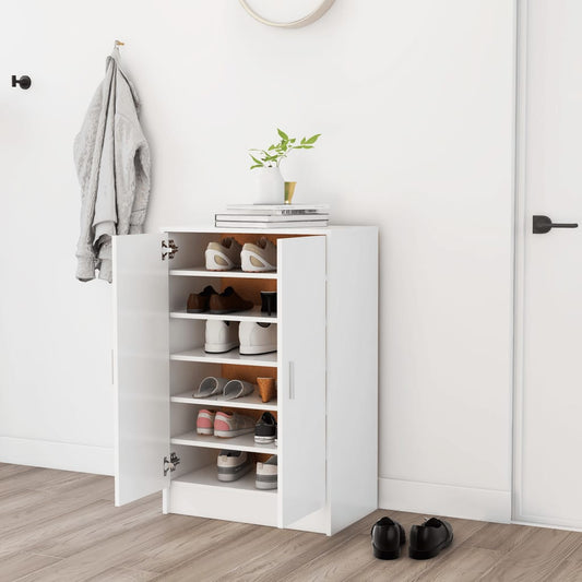 Shoe Cabinet 60X35X92 Cm Engineered Wood