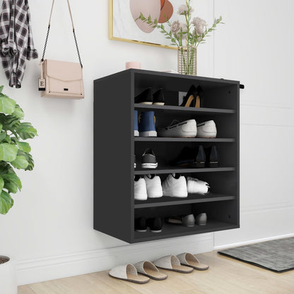 Shoe Cabinet 60X35X70 Cm Engineered Wood
