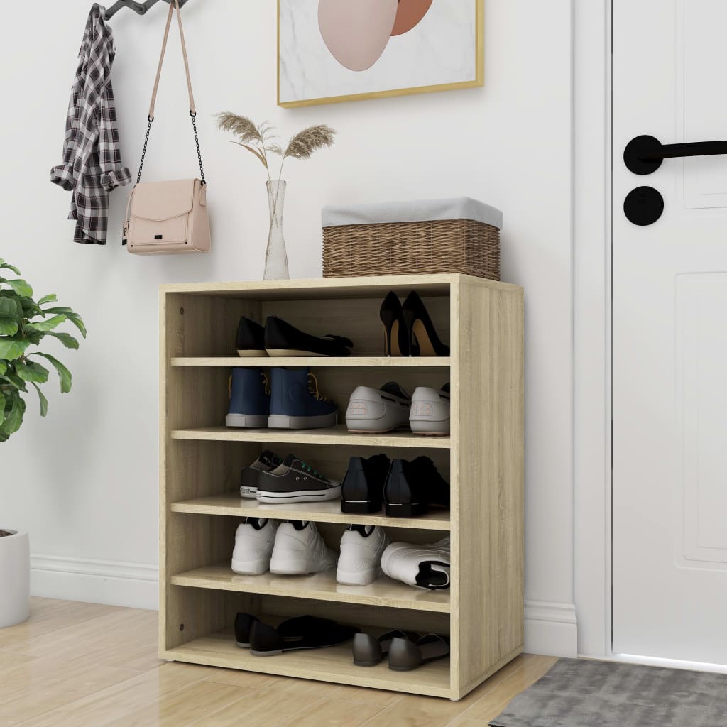 Shoe Cabinet 60X35X70 Cm Engineered Wood