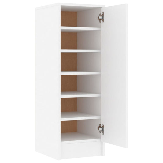 Shoe Cabinet 32X35X92 Cm Engineered Wood