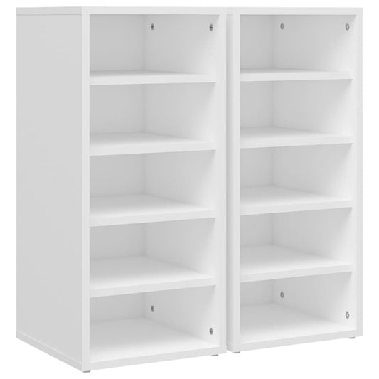 Shoe Cabinets 2 Pcs 31.5X35X70 Cm Engineered Wood
