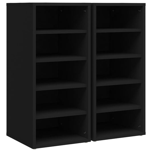 Shoe Cabinets 2 Pcs 31.5X35X70 Cm Engineered Wood