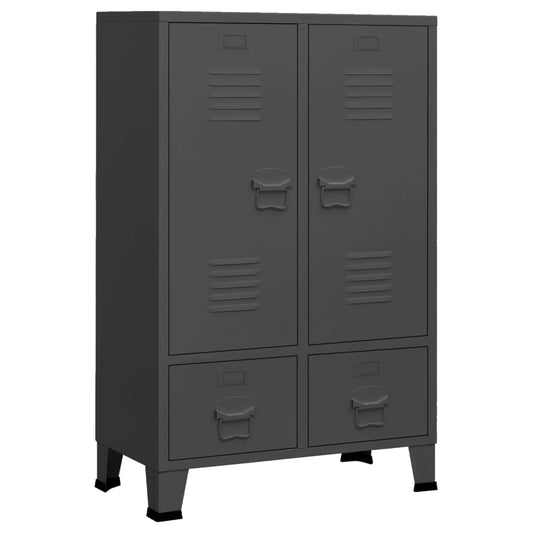 Industrial Wardrobe 67X35X107 Cm Steel