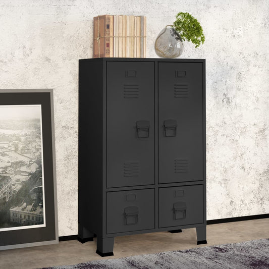 Industrial Wardrobe 67X35X107 Cm Steel