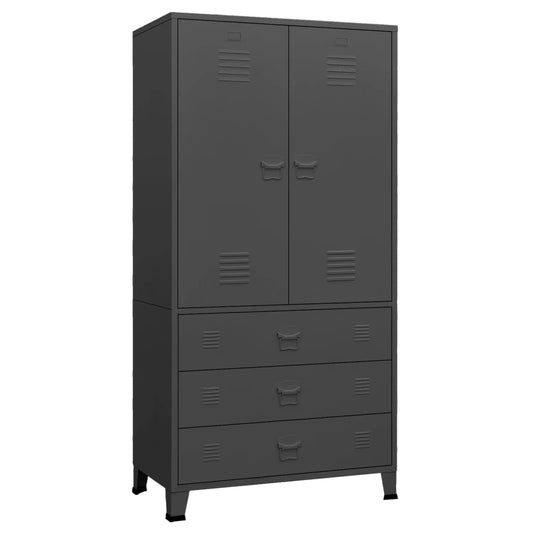 Industrial Wardrobe 90X50X180 Cm Metal