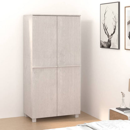 Wardrobe &quot;Hamar&quot; 89X50X180 Cm Solid Wood Pine