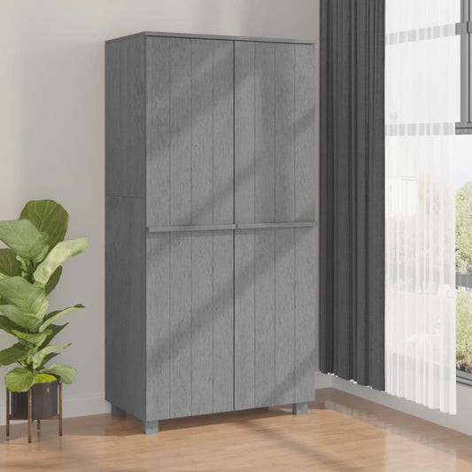 Wardrobe &quot;Hamar&quot; 89X50X180 Cm Solid Wood Pine