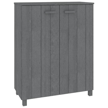 Shoe Cabinet &quot;Hamar&quot; 85X40X108 Cm Solid Wood Pine