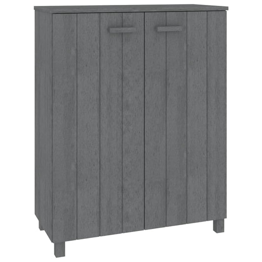 Shoe Cabinet &quot;Hamar&quot; 85X40X108 Cm Solid Wood Pine