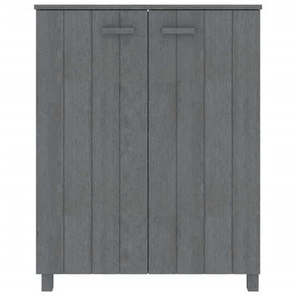 Shoe Cabinet &quot;Hamar&quot; 85X40X108 Cm Solid Wood Pine