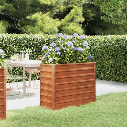 Garden Raised Bed Rusty Corten Steel