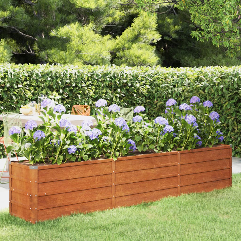 Garden Raised Bed Rusty Corten Steel
