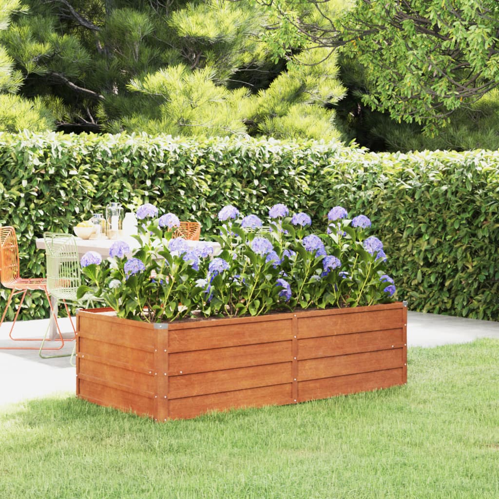 Garden Raised Bed Rusty Corten Steel