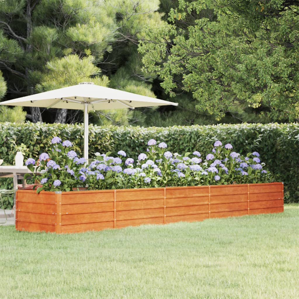 Garden Raised Bed Rusty Corten Steel