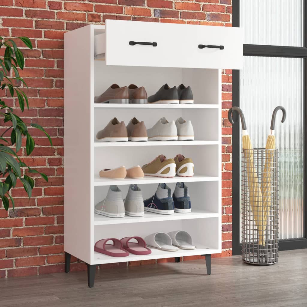 Shoe Cabinet 60X35X105 Cm Engineered Wood