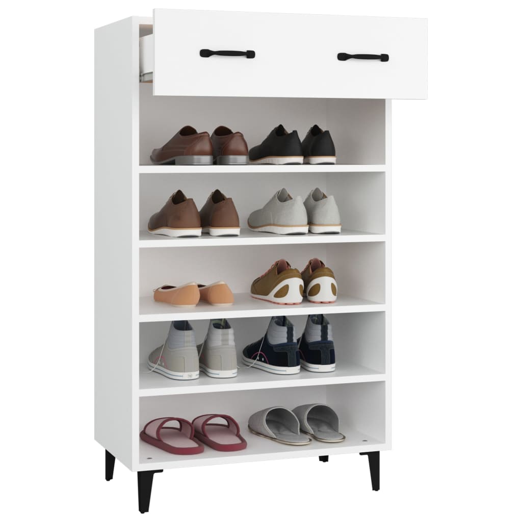 Shoe Cabinet 60X35X105 Cm Engineered Wood